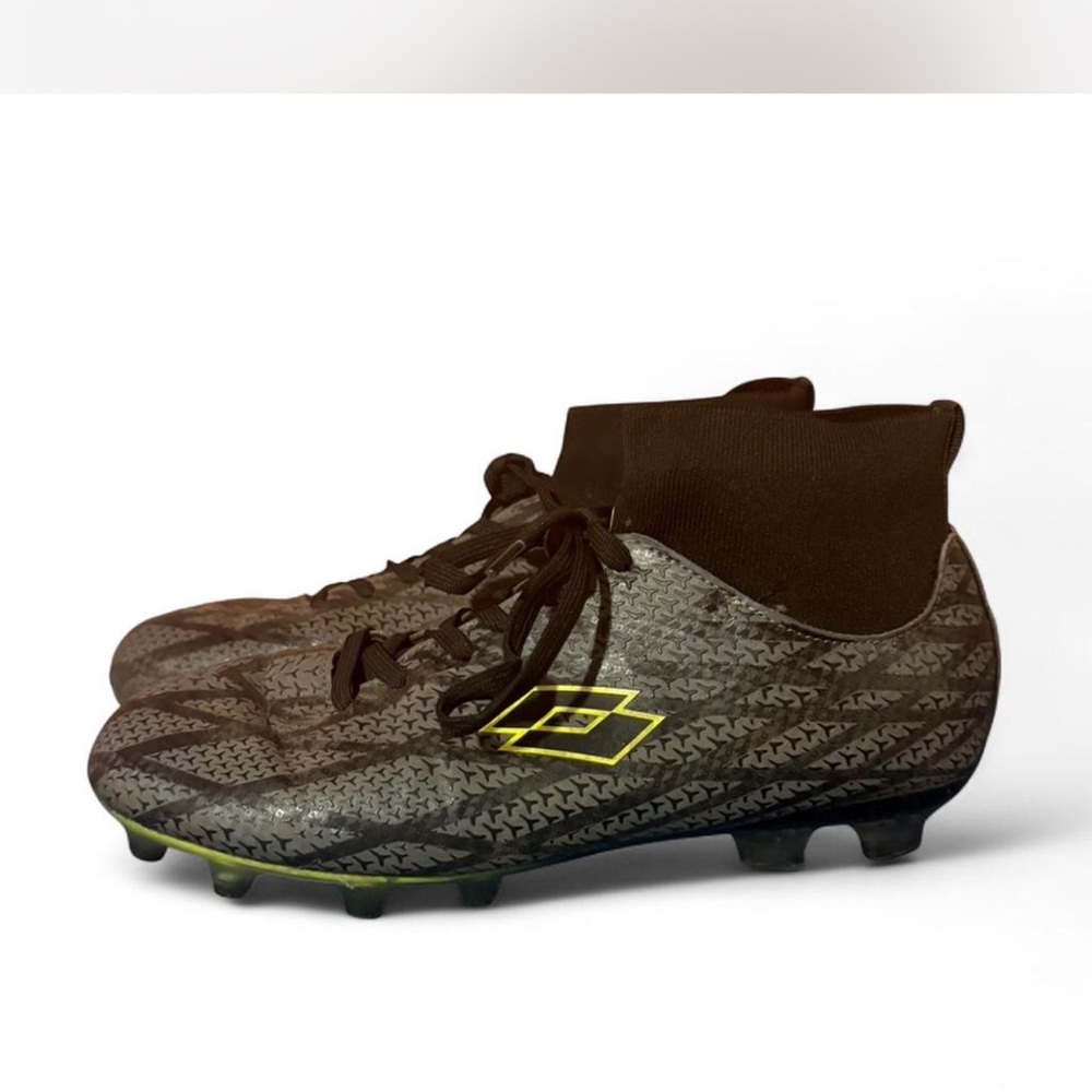 Lotto Men's Black and Yellow Athletic Shoes
